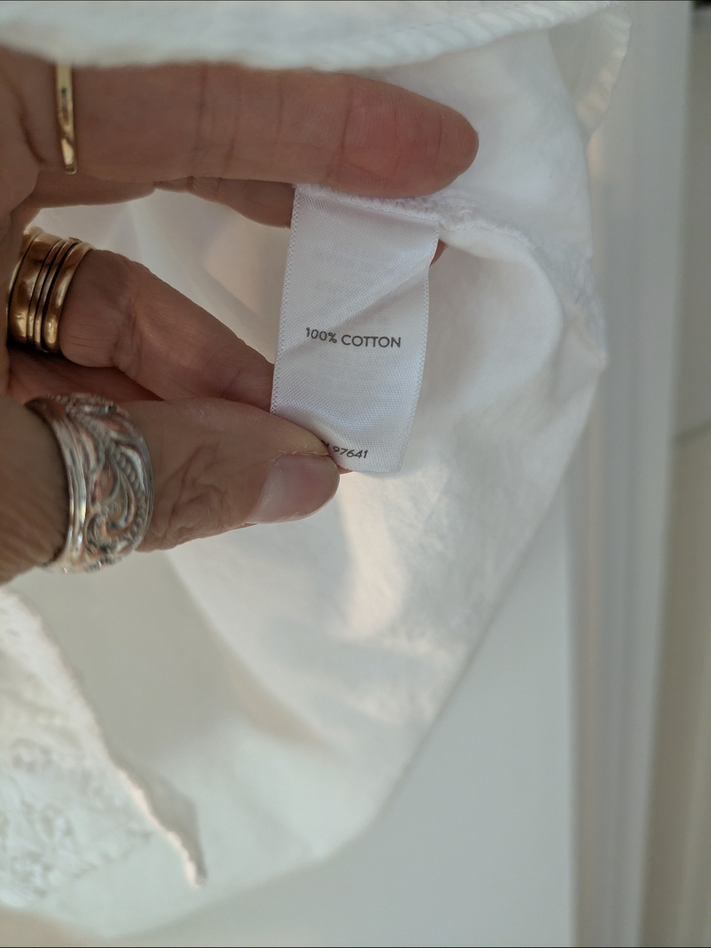 J. Jill White Button-Front Shirt - Picture 4 of 11